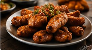 Broasted chicken and steak plates